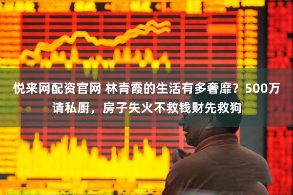 悦来网配资官网 林青霞的生活有多奢靡？500万请私厨，房子失火不救钱财先救狗